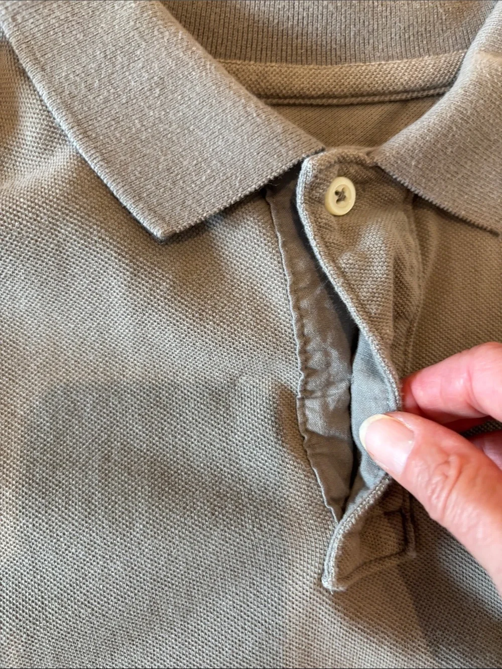 J.Crew Men's Classic Gray Vintage Polo